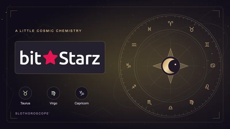 BitStarz logo in a mystical zodiac frame